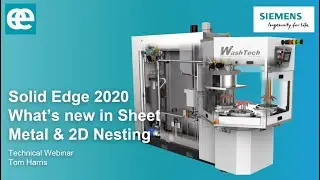 What's New in Sheet Metal & 2D Nesting - Solid Edge 2020
