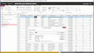 27 Formation Access 2013 (Searching and replacing values)