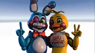 Toy Bonnie & Toy Chica Sings Gummy Bear Song