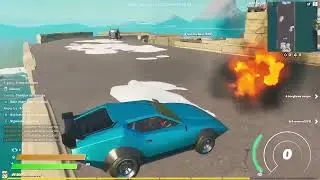 Jugando a Camiones VS Coches - Fortnite