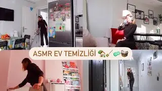ASMR EV TEMİZLİĞİ VİDEOSU | TEMİZLİK VLOG | 🧼🧹