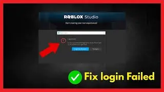 Fix Roblox Studio: Login Failed