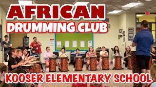 African Drumming Club at Elementary School #allseasonsusa #u1min