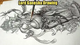 Diwali special गणपति drawing | lord ganesha drawing | ganesh easy painting | how to draw lord ganesh