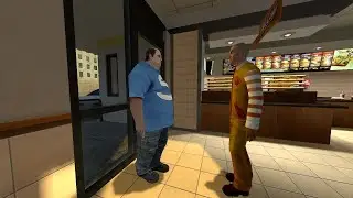 Бургер Кинг говно, но это Garry's mod