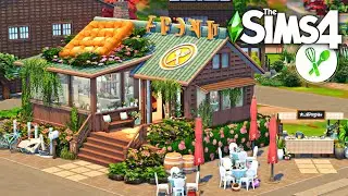 JAPANESE WAFFLE HOUSE 🧇 | Sims 4 No CC Speedbuild | The Sims 4 Speed Build | 
