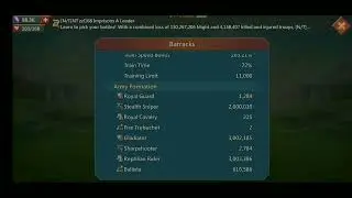 lords mobile my solo trap account overview 😘