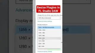 Resize Plugins FL Studio Plugin too Big.