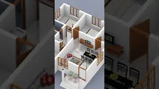 3d House Plan Kerala #shortsfeed #homedesign