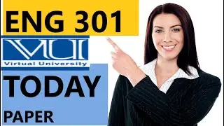 ENG 301 TODAY PAPER FINAL TERM PREPARATION/FALL2021 -2022 
