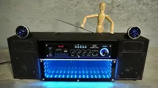 Restoration of an old cassette player and integration of bluetooth, usb and karaoke preamplifier