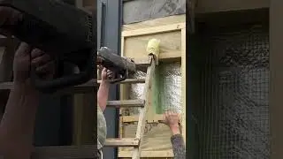 Камін в каркасному будинку. 1/2