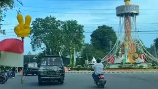Full Telolet Basuri Kijang Tua di Tugu Keris-Hutan Kota Jambi