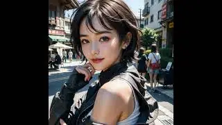 In Asia AI girl created by stable diffusion #shorts #stablediffusion #artificialintelligence #asia