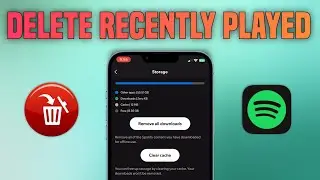 Delete Recently Played on Spotify || Tech Wash