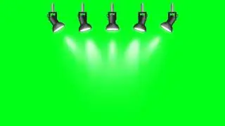 Disco light green screen