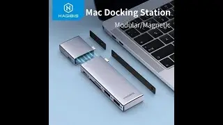 HAGIBIS 7 IN 1 HUB ADAPTER USB C TO USB 3.0 4K 60Hz HDMI FOR MAC M1