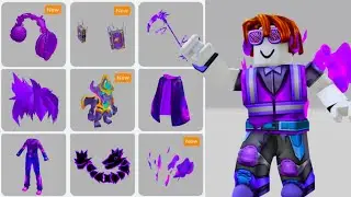 23 FREE PURPLE ITEMS ROBLOX! 😱😳(UPDATED 2024)
