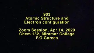 903: Atomic Structure and Electron Configuration