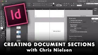 Numbering PAGE SECTIONS in an InDesign Document
