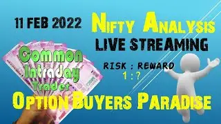 Nifty Live 11/Feb/2022 - Option Buyer Opportunities