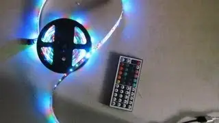 5M 3528 RGB SMD Flexible LED Light Strip 300 LED + 44 key IR Remote