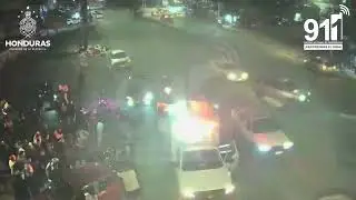 Colisión bulevar del norte intersección colonia El Pedregalito Comayagüela.