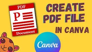 How to Create PDF file in Canva Fast