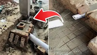 Rcc 12”x 12” chamber.concrete manhole construction.A short video on making a concrete manhole