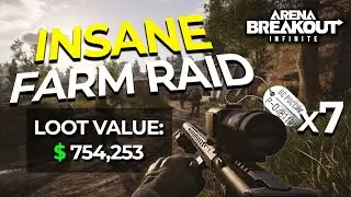 INSANE 750K+ FARM RAID (crazy ending) -  Arena Breakout Infinite