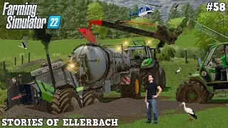 GETTING STUCK IN A HUGE SINKHOLE with @TheCamPeRYT! 😱🚜💨 | Ellerbach | FS22 | Timelapse #58