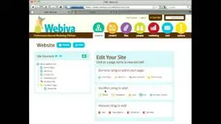 Webiva CMS Website Tab
