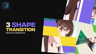 3 Shape Transition Motion Graphics (Mograph AMV) in Alight Motion
