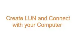 Create LUN and Connect with your Computer Synology NAS | Create iscsi LUN Synology