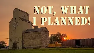Photographing  A Prairie Sunset: Smoky Skies And Abandoned Grain Elevators