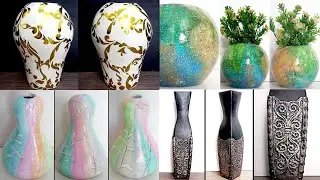 Flower Vase Making Idea | Plastic Bottle Vase | Balloon Vase | Cardboard Vase | Look Like Ceramic