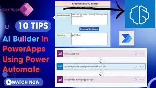 AI Builder component in powerapps using power automate
