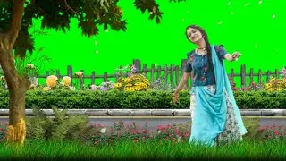 beautiful girl green screen video ll new trending green screen video