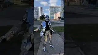 Зеркальный костюм Череп