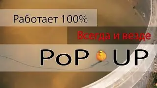 Поп Ап (Pop Up) SMC bait's на карпа! Работает всегда и везде!