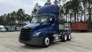 2021 Freightliner Cascadia Day Cab Stock# MH2404 | Walkaroud and Startup