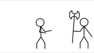 Sticky stick man fight
