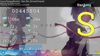 osu! Gom (HoneyWorks) - Zen Zen Zense [Insane] FC