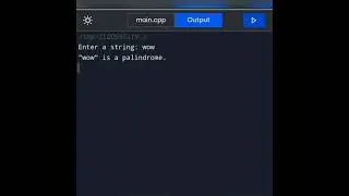Day 8 of series|| How to write a c++ program to check whether a string is palindrome or not.