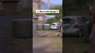 Heureusement que le portail était ouvert 😰 rallye Fourme VW Polo #pourtoi #automobile #rallyesports