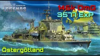 World of Warhips: Legends - Östergötland | 3577 BxP | 146k DmG | PS5