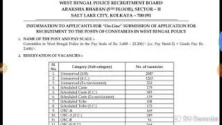 WEST BENGAL POLICE MALE CONSTABLE 2018||PMT & PET ||EXPECTED RESULT OUT DATE Etc.