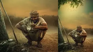 Photoshop Tutorial | Change Background | Mixing Color Grading