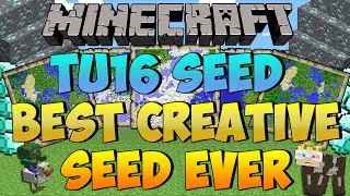 Minecraft Seed Showcase (Xbox ONE/PS4) - TU16 SEED - BEST CREATIVE SEED EVER