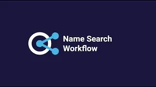 Name Search Workflow